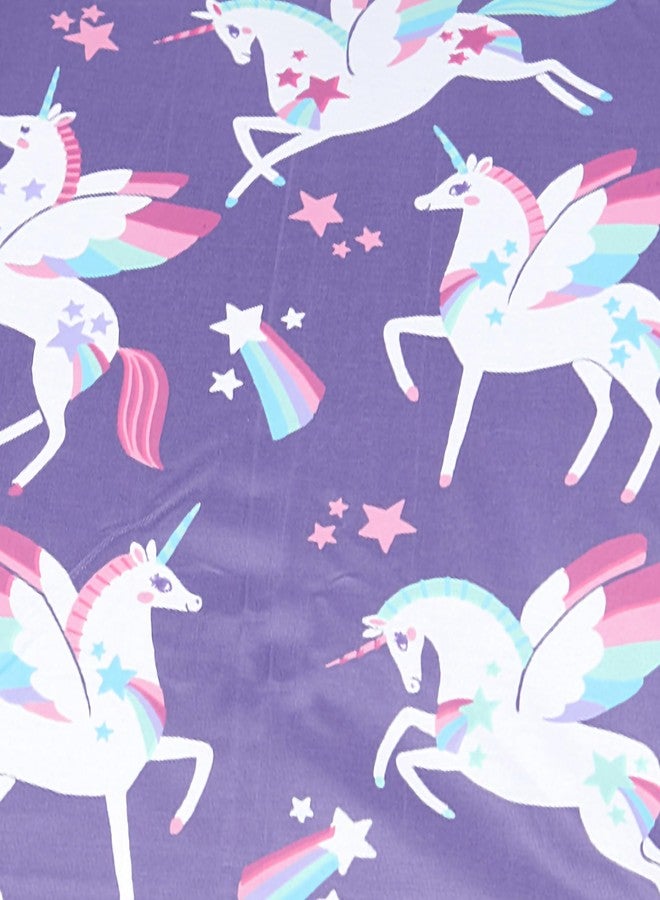 Hatley Kids Printed Umbrellas, Rainbow Winged Unicorns, One Size - Image 4